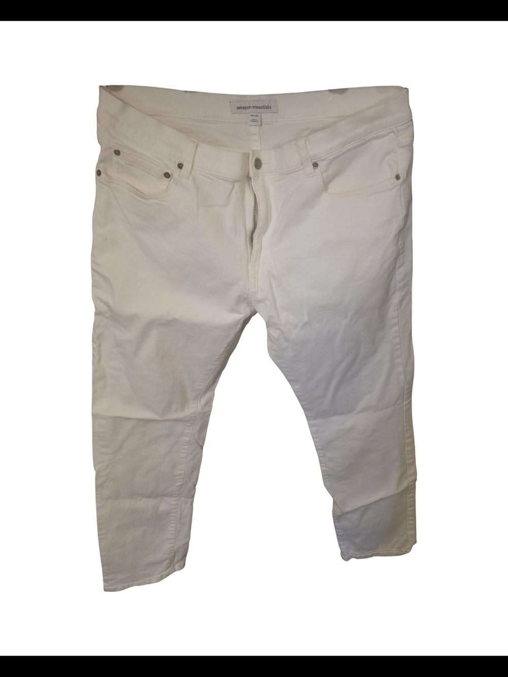 Amazon Essentials Men’s Straight Jeans in White